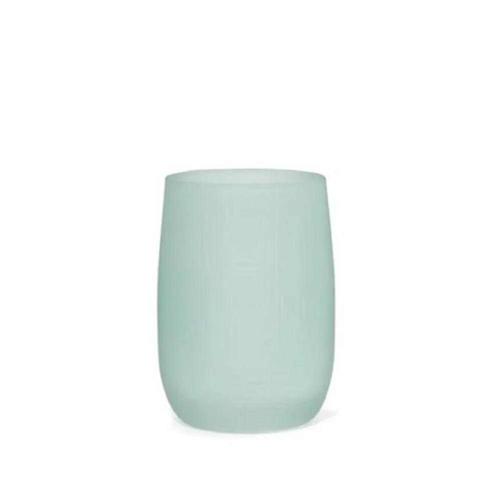 new JADEITE GREEN color Haven Eulo Frosted Glass Bathroom Accessory Tumbler